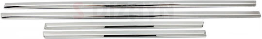 S-dizayn Protections for Car Doors Side Door Protective Trim Steel & Plastic Chrome Honda Civic Sedan 2012-2015 8pcs 8pcs Silver