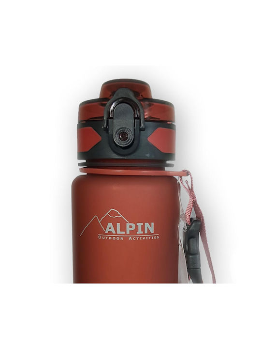 Alpin V2 Compact Tritan 21 1220RD Plastic Water Bottle 500ml Red
