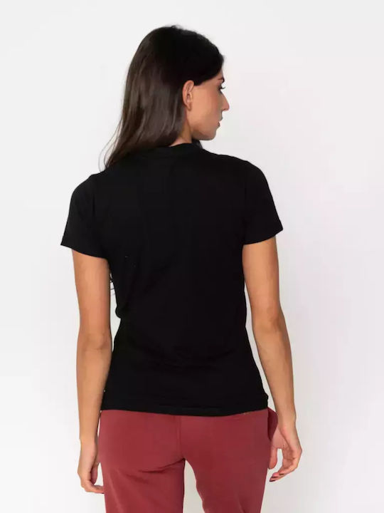 Nicole Tshirt Γυναικείο T-shirt Μαύρο