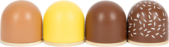 Small Foot Schokoladige Marshmallows aus Holz für 3+ Jahre 4Stück
