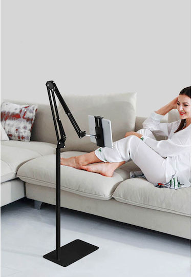 Floor Bracket Tablet Stand Floor Until 11" Black