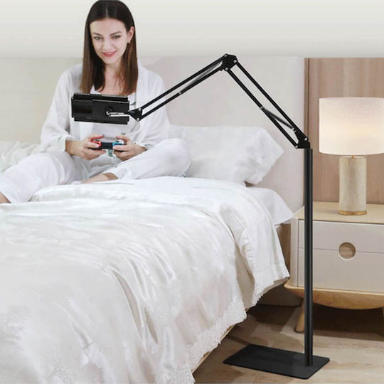 Floor Bracket Tablet Stand Floor Until 11" Black