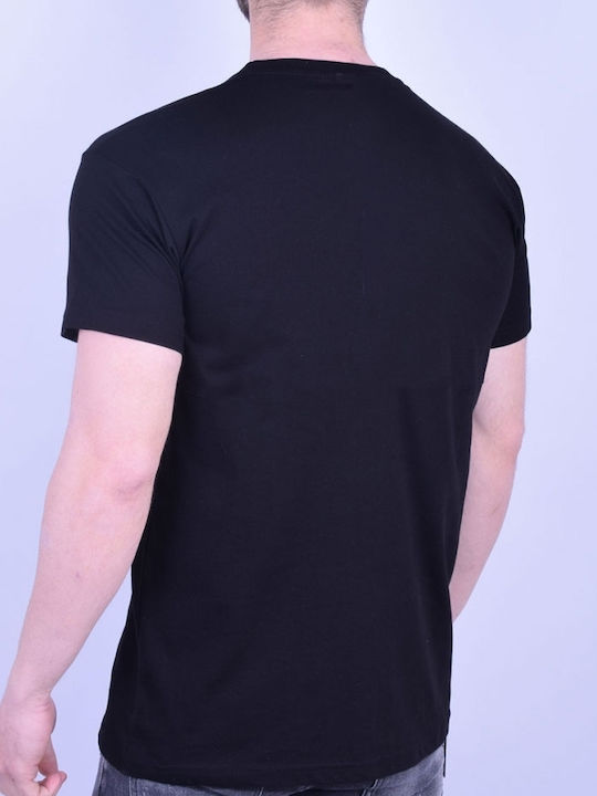 Paco & Co Men's Short Sleeve T-shirt Black