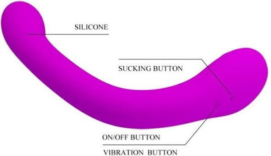 Pretty Love Alex Clitoral Sucking Vibrator Purple
