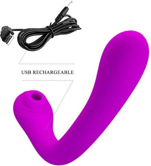 Pretty Love Alex Clitoral Sucking Vibrator Purple