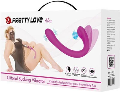 Pretty Love Alex Clitoral Sucking Vibrator Purple