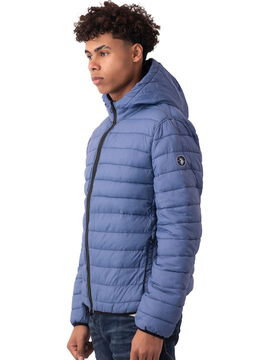 Paul Зимно Мъжко Яке Puffer Двустранно Тъмносин