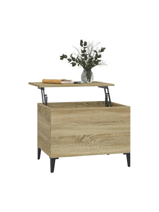 Sonoma M60xB44.5xH45cm Rechteckiges Zentral Kaffeetisch Aus Holz mit Hebemechanismus