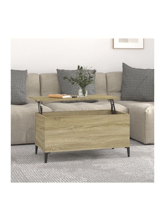 Rectangular Coffee Table Wooden with Butler Sonoma L90xW44.5xH45cm.