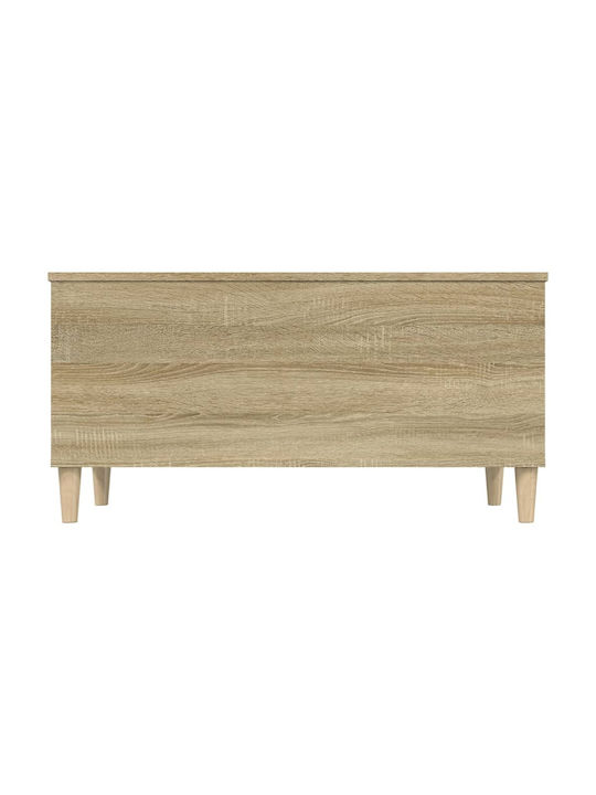 Rectangular Central Wooden Coffee Table with Lifting Mechanism Sonoma M90xW44.5xH45cm
