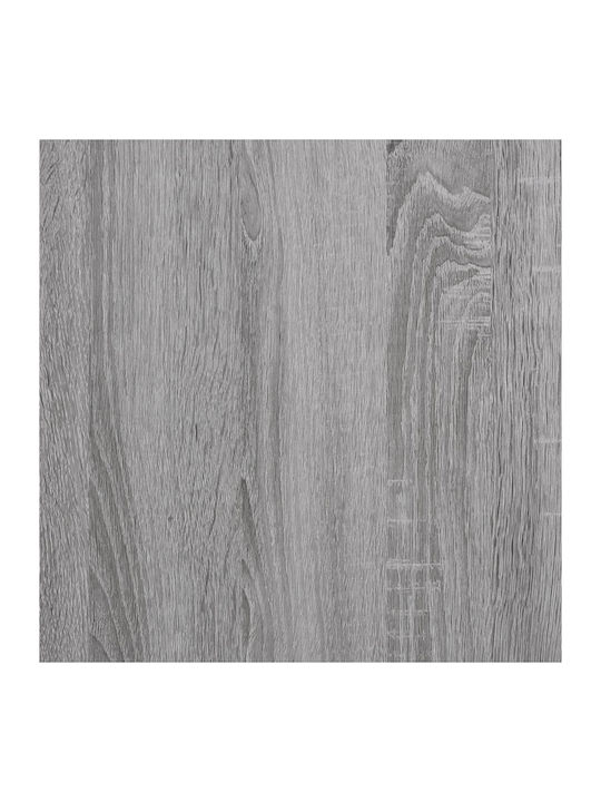 Rectangular Central Wooden Coffee Table with Lifting Mechanism Gray 90x44.5x45 cm