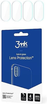 3MK Lens Flexible Glass Προστασία Κάμερας Tempered Glass για το Galaxy S21 5G