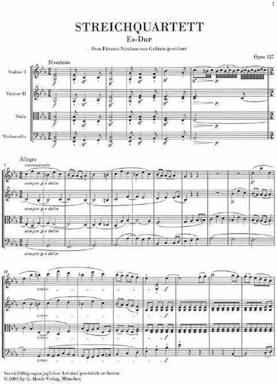 G. Henle Verlag Beethoven - The String Quartets Complete P/S Παρτιτούρα για Έγχορδα / Πιάνο