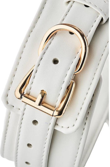Dream Toys Blaze Elite Leather Collar & Leash Κολάρο White