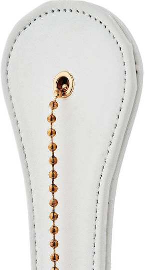 Dream Toys Blaze Elite Vegan Leather Paddle Paddle White