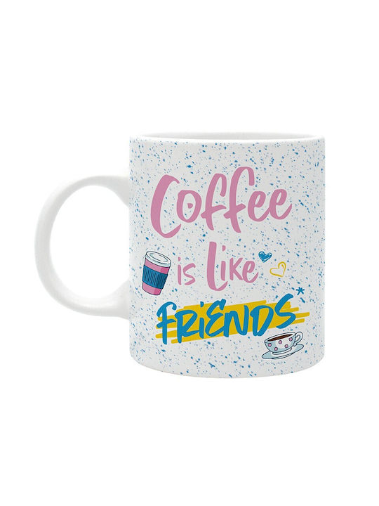 Abysse Coffee is like Friends Ceramic Cup Multicolour 320ml