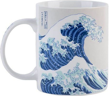 Grupo Erik Hokusai The Great Wave Of Kanagawa By Kokonote Cană din Porțelan Multicoloră 330ml Grupo Erik Hokusai The Great Wave Of Kanagawa By Kokonote Cană din Porțelan Multicoloră 330ml