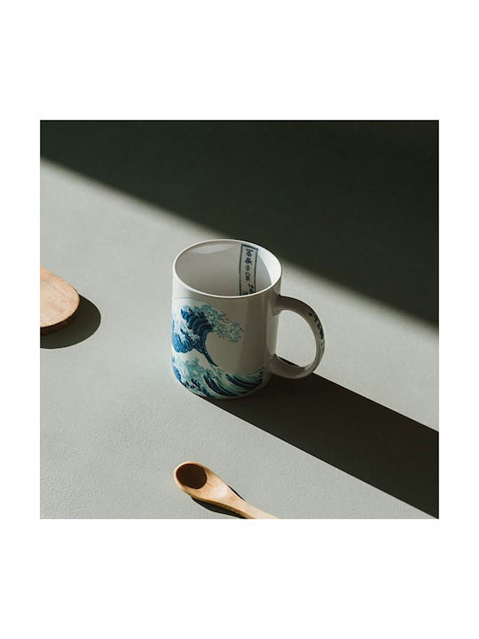 Grupo Erik Hokusai The Great Wave Of Kanagawa By Kokonote Κούπα από Πορσελάνη Πολύχρωμη 330ml