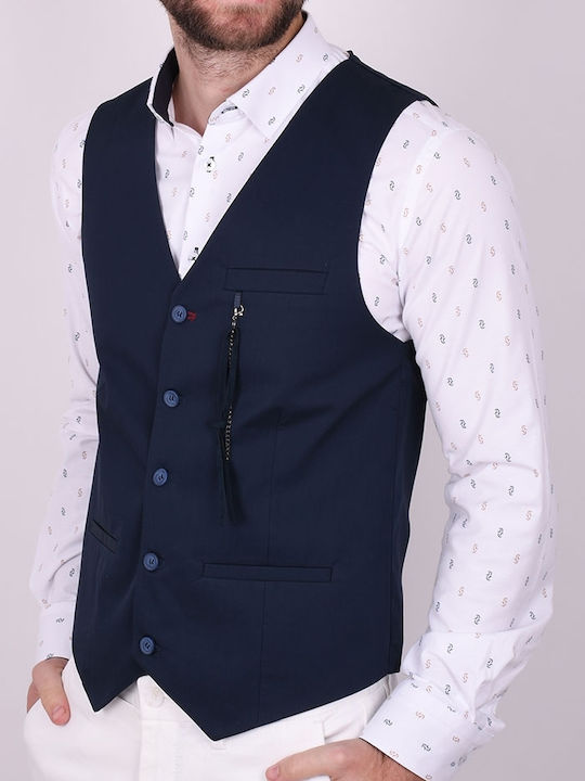 Zen & Zen suit vest Blue Blue