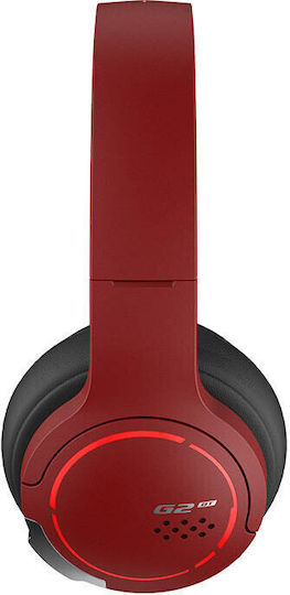 Edifier Hecate G2BT Безжичен На ушите Геймърски слушалки с връзка Bluetooth Червен