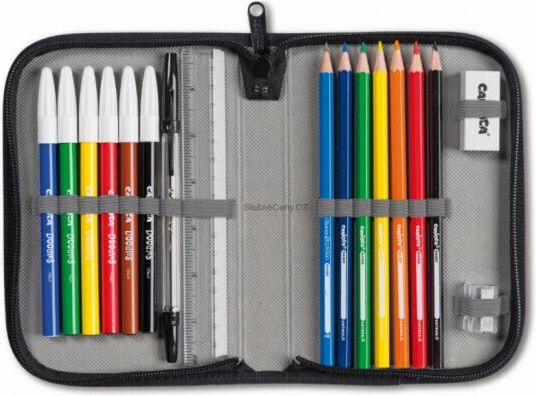Carioca Comics Pencil Case Fuchsia