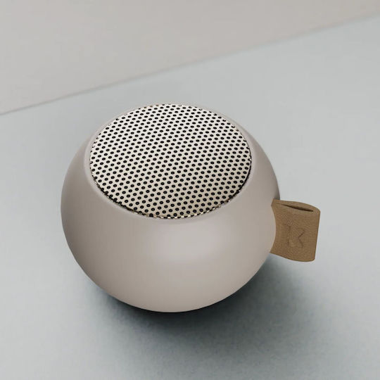 Kreafunk AGO Mini Ηχείο Bluetooth 3W με Διάρκεια Μπαταρίας έως 8 ώρες Ivory Sand