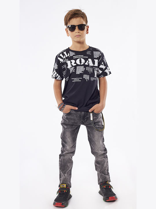 Hashtag Boys Denim Trouser Black