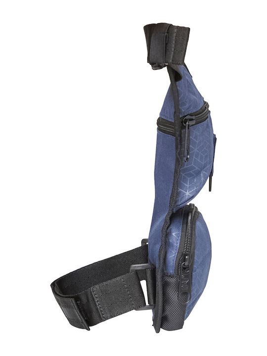 Waist Bag Black Camouflage