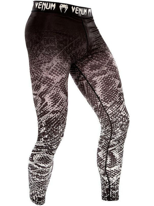 Venum Tropical Grappling Spats Long Men Martial Arts Leggings Black/Grey