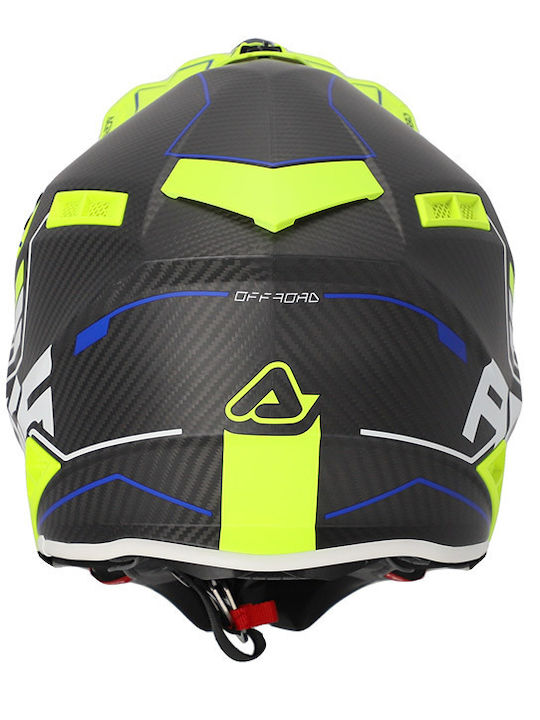 Acerbis Steel Carbon Black/Fluo Yellow Motorcycle Helmet Motocross ECE 22.06 1000gr