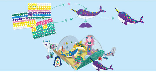 Avenir Αυτοκόλλητα Stick'N'Play - Polar & Sea Animals για Παιδιά 3+ Ετών