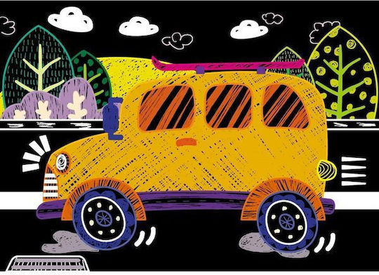 Avenir Боядисване Scratch - Cars за Деца 3+ години+ Години