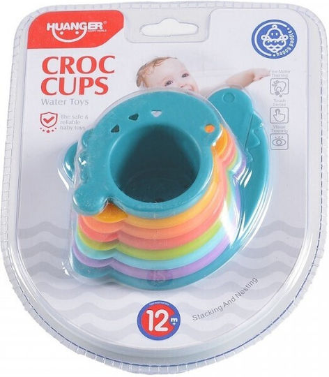 Huanger Cups Bath Toy for 12++ Months 109250 HE0226