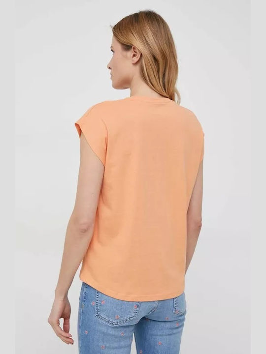 Pepe Jeans Women's T-shirt Orange