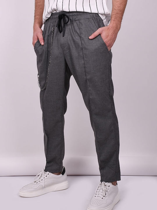 Kedi fabric chino pants grey Grey Grey