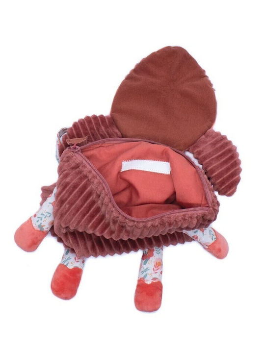 Les Deglingos Melimelos the Deer Детска чанта Раница Кафяв 25брx25брсм.