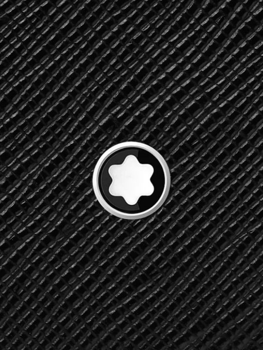 Sartorial Wallet Δερμάτινο Ανδρικό Πορτοφόλι Μαύρο