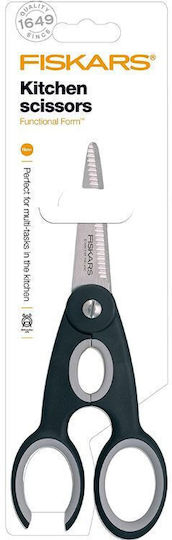 Fiskars Ψαλίδι Μαγειρικής από Ανοξείδωτο Ατσάλι 22cm Μαύρο