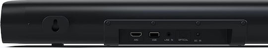 Sharp HT-SB107 Soundbar 2 Bluetooth und HDMI 90W mit Fernbedienung Schwarz