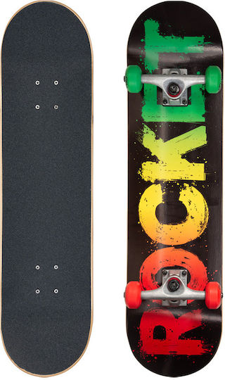 Rocket Skateboards Fade Rasta 8" 8" Σανίδα Shortboard Πολύχρωμη
