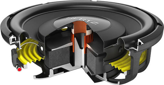 Hertz Mille MPBX 300 S2 Subwoofer Αυτοκινήτου 12" 500W RMS με Κούτα