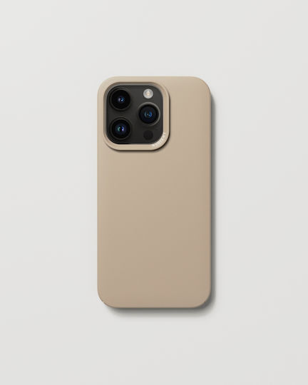 Nudient Тънка Задна Корица Пластмаса 1мм Глинено Бежов (iPhone 14 Pro)