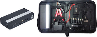 Pushidun Φορητός Εκκινητής Μπαταρίας Αυτοκινήτου 12V με Φακό / Power Bank / USB K05S Jump Starter 14000mAh