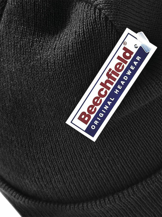 Ανδρικός Beanie Σκούφος σε Μαύρο χρώμα