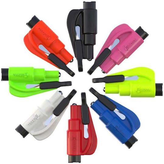 Resqme Car Emergency Hammer Automatic with Seatbelt Cutter Red