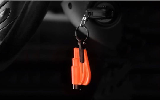 Resqme Car Emergency Hammer Automatic with Seatbelt Cutter Red