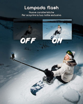 COOAU SPC05S Action Camera 4K Ultra HD Υποβρύχια με WiFi Μαύρη με Οθόνη 2"