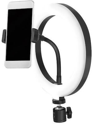 LogiLink Ring Light 20cm cu Suport pentru Mobil
