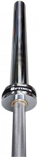 Optimum Ίσια Μπάρα Ολυμπιακού Τύπου Φ50 20kg Μήκους 220cm χωρίς Κολάρα