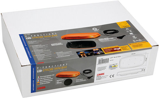 Lampa Auto-Leuchtturm 12 / 24V 30.4cm mit Orange Beleuchtung